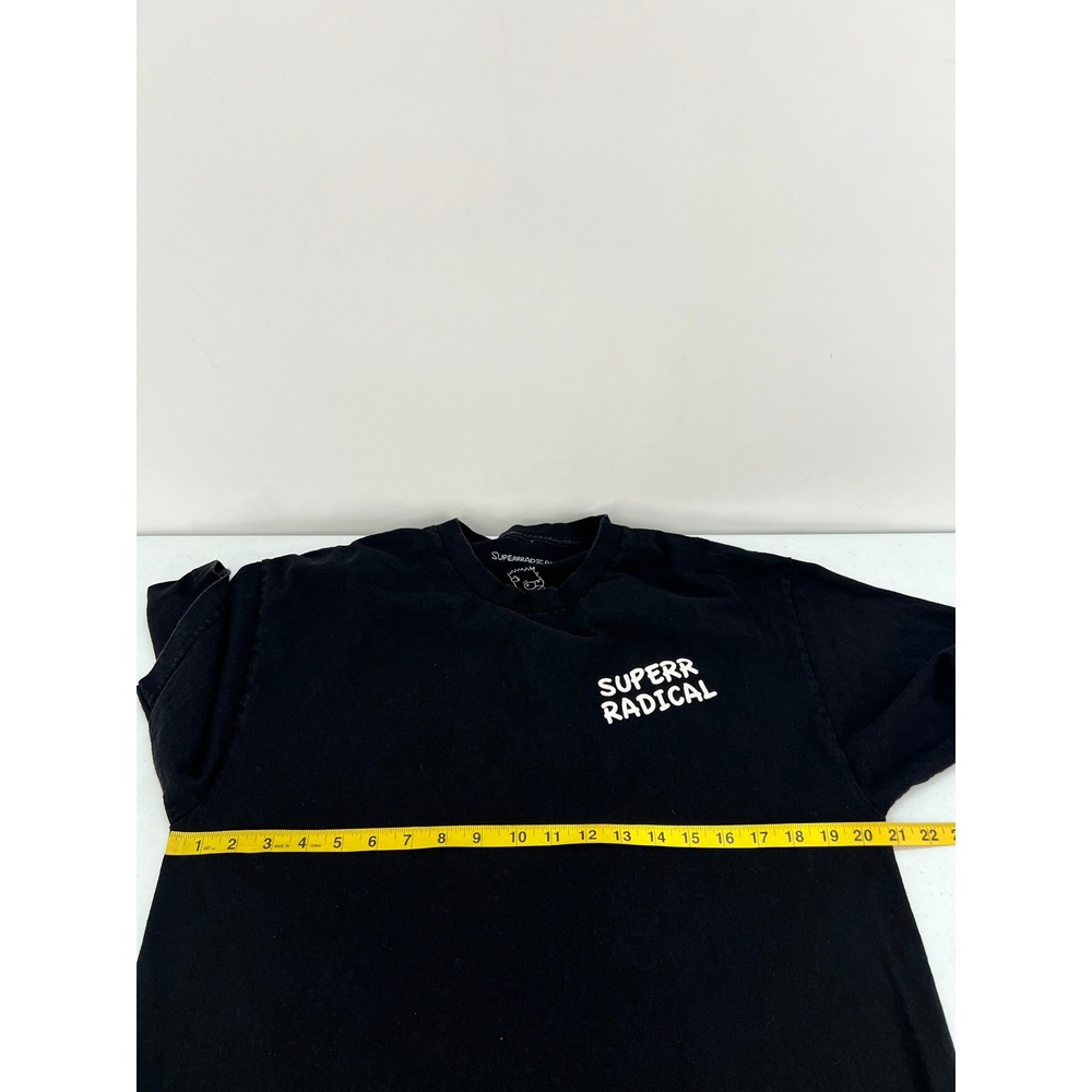 Superrradical‎ Mens Go To Hell Graphic T-Shirt Black Large Streetwear Style - Picture 4 of 9